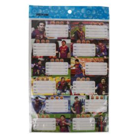 Messi Name Labels