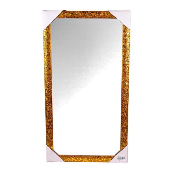 Mirror With Wooden Frame 64 X 34