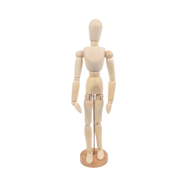 12Inch Male Manikin Wooden