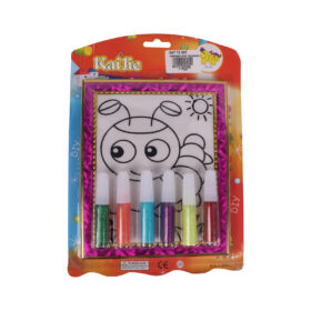 Coloring Frame Set With Glitter Colours
