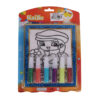 Coloring Frame Set With Glitter Colours