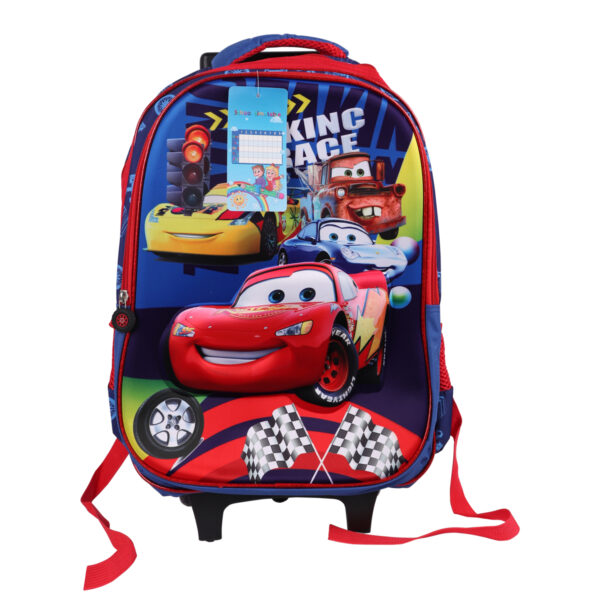 Cars School Trolley Bag