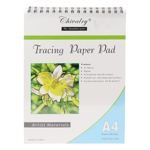 A4 Tracing Paper Pad - 24 Sheets