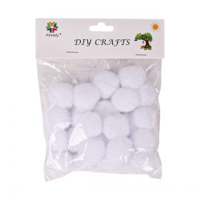 White Pom Pom Balls