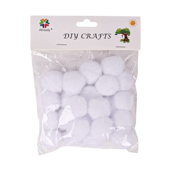 White Pom Pom Balls