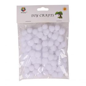 White Pom Pom Balls
