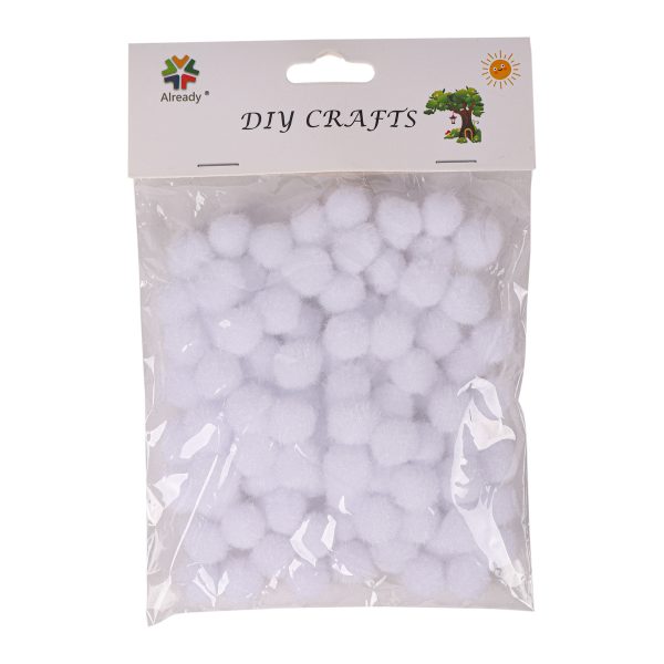 White Pom Pom Balls