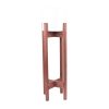 Metal & Wooden Flower Pot 20CM