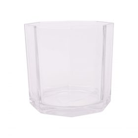 Octangle Glass Vase