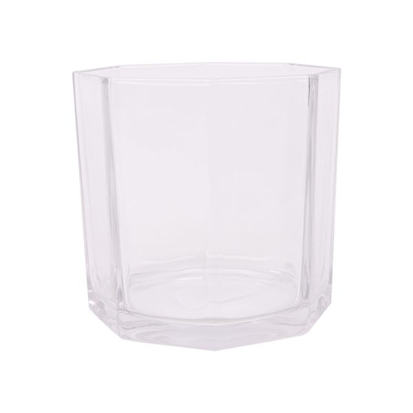 Octangle Glass Vase
