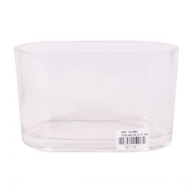 Oval Glass Vase