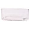 Oval Glass Vase 30 X 11.5 X 9.5CM