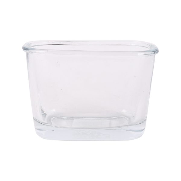 Oval Glass Vase 13 X 7X9CM