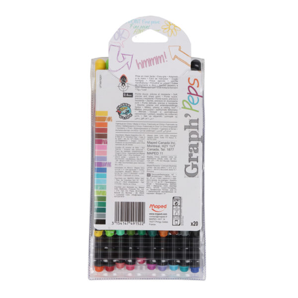 Maped Color Pens - 20PCS - Image 2