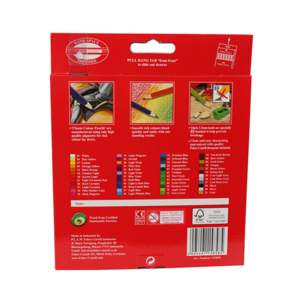 Faber Castel Color Pencil - 48PCS - Image 2