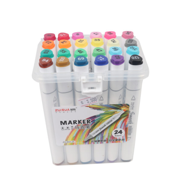 Marker Pens - 24 Colours - Image 2
