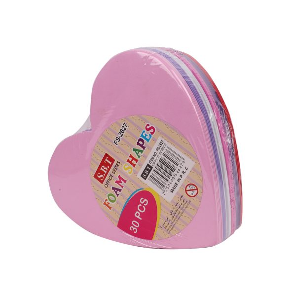 Heart Foam Shapes - 30PCS - Image 2
