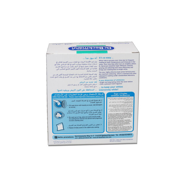 Dr.Beckmann Glowhite Super Whitener 4X40G - Image 2