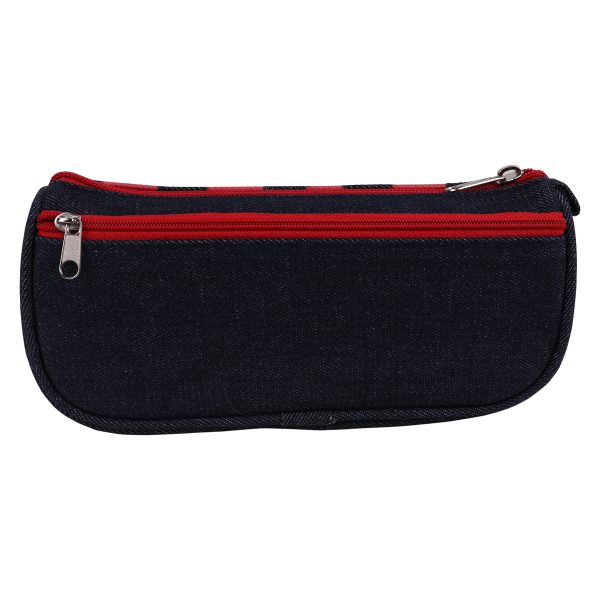 Pencil Case - Navy Blue & Red - Image 2
