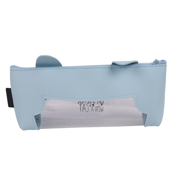 Pencil Case - Clear Light Blue - Image 2