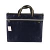 Blue File Bag With Handle