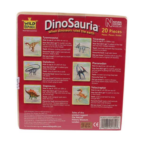 Wooden Jigsaw Puzzle - Dinosaurs - Image 2
