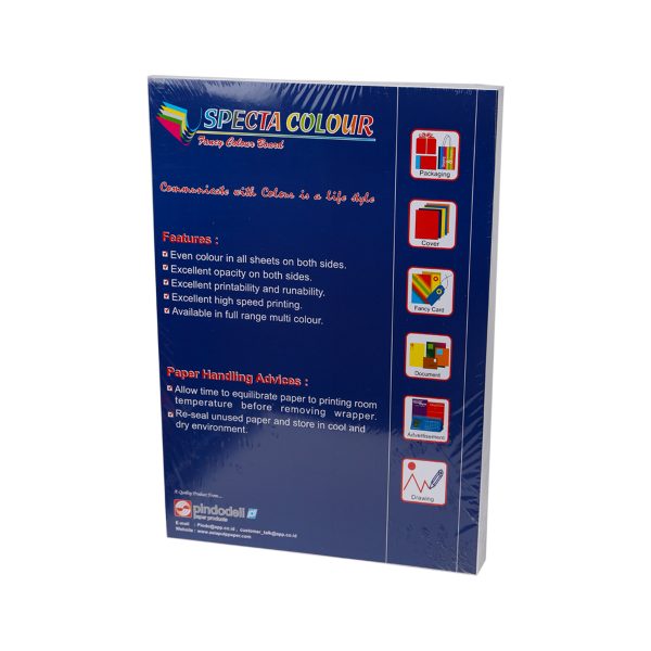 Fancy Color Board Paper - A4 White - Image 2