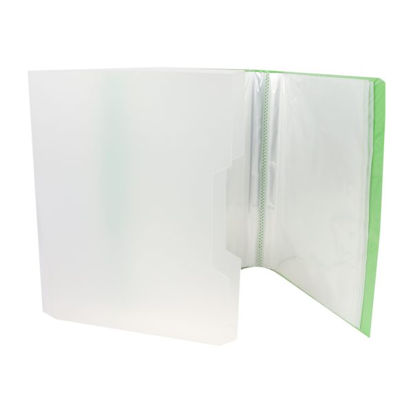 Clear File Book - Green 100 Pockets - Image 2