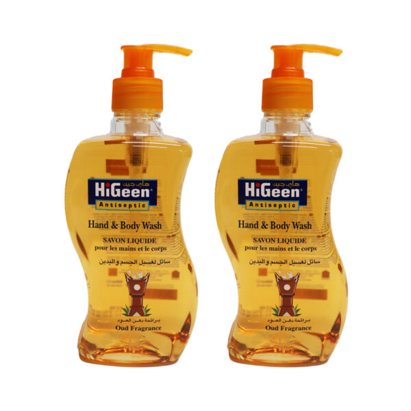 HiGeen Oud Fragrance Hand & Body Wash 500ML 2PCS