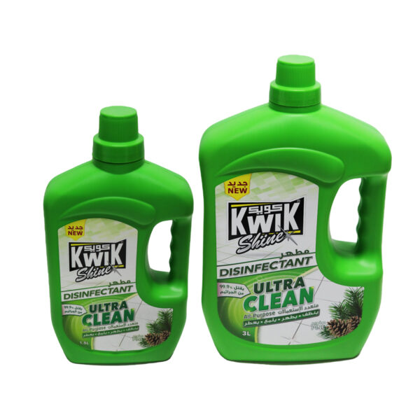 KWIK Pine Disinfectant All Purpose Cleaner 3LTR+1.5LTR
