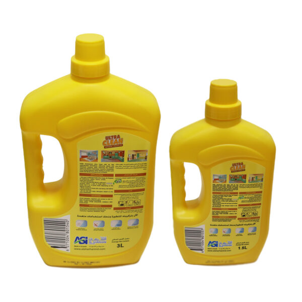 KWIK Lemon Disinfectant All Purpose Cleaner 3LTR+1.5LTR - Image 2