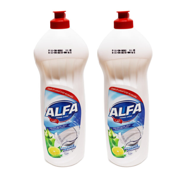ALFA Lemon Dishwashing Liquid 1L X 2