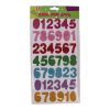 Numbers Sponge Stickers