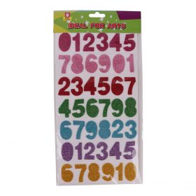 Numbers Sponge Stickers