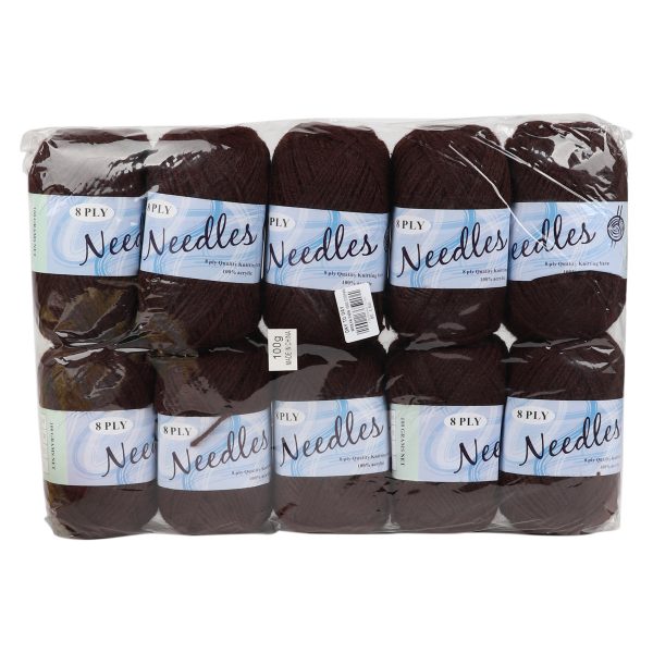 Wool Large - Brown 10PCS