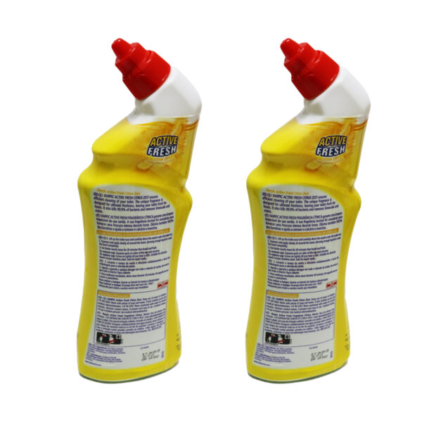 Harpic Active Fresh Lemon Toilet Cleaner 750ML X 2 - Image 2