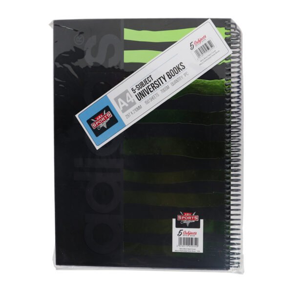 5 Subject A4 University Book