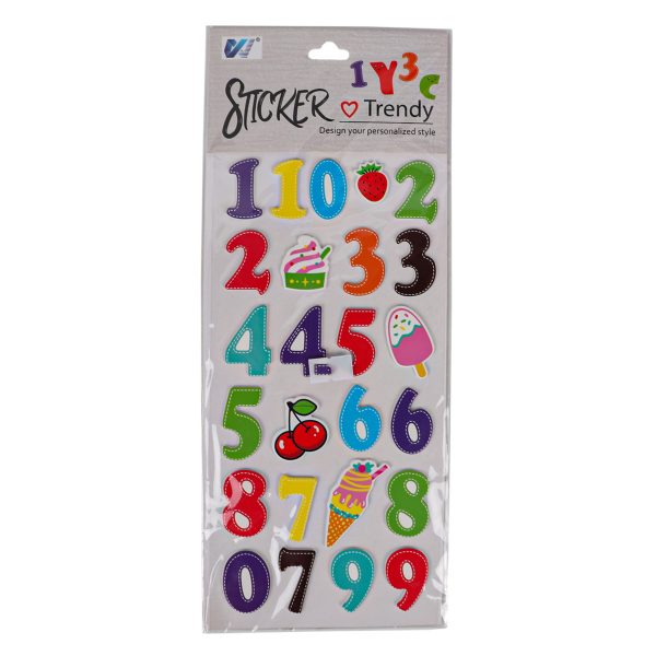 Numbers Stickers