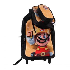 Super Mario Trolley School Set With Lunch Bag & Pencil Case