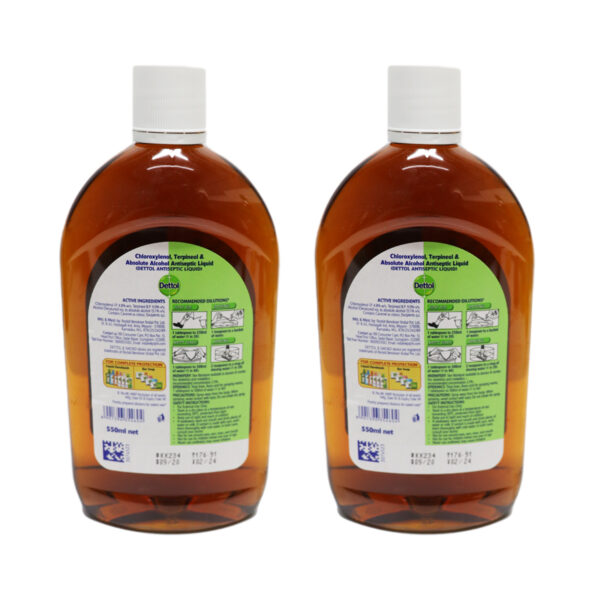 Dettol Antiseptic Liquid 550ML X 2 - Image 2