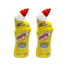Harpic Active Fresh Lemon Toilet Cleaner 750ML X 2