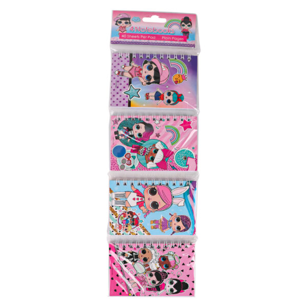 Girls Notebooks - 40Sheets X 4PCS