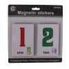 Magnetic Number Stickers