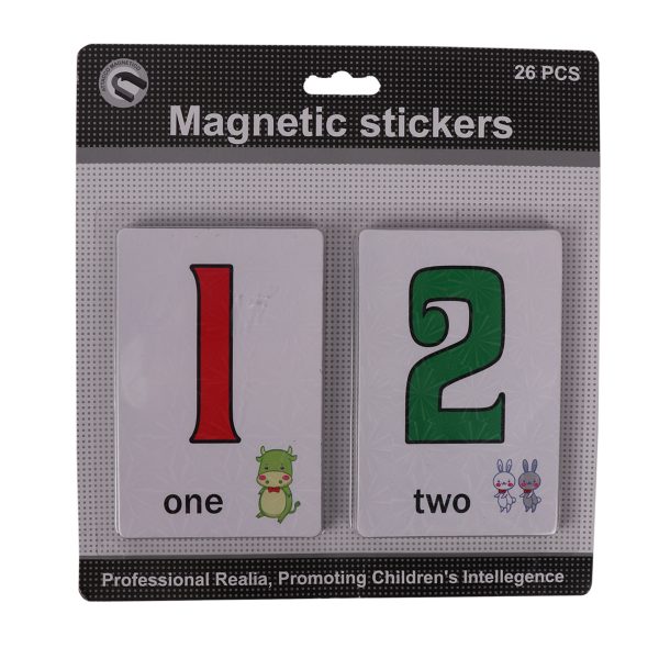 Magnetic Number Stickers