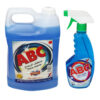 ABC Glass Cleaner 4LTR + 750ML Spray