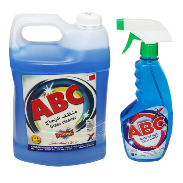 ABC Glass Cleaner 4LTR + 750ML Spray