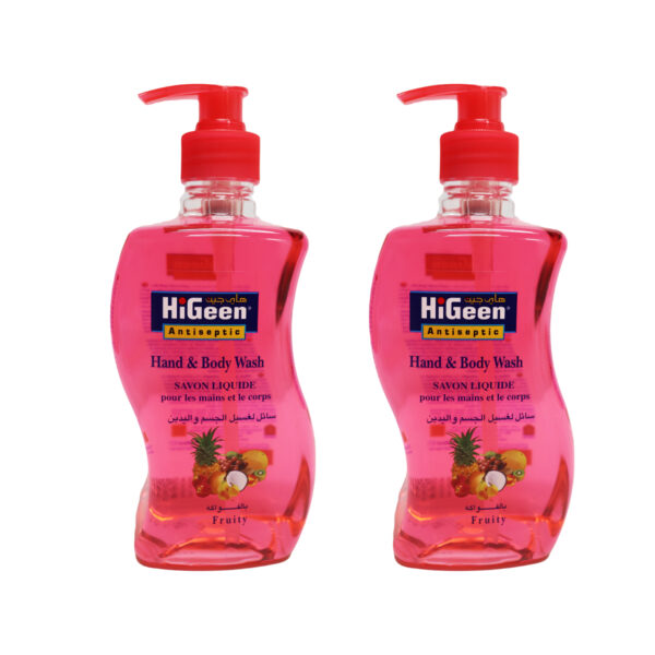 HiGeen Fruity Hand & Body Wash 500ML 2PCS