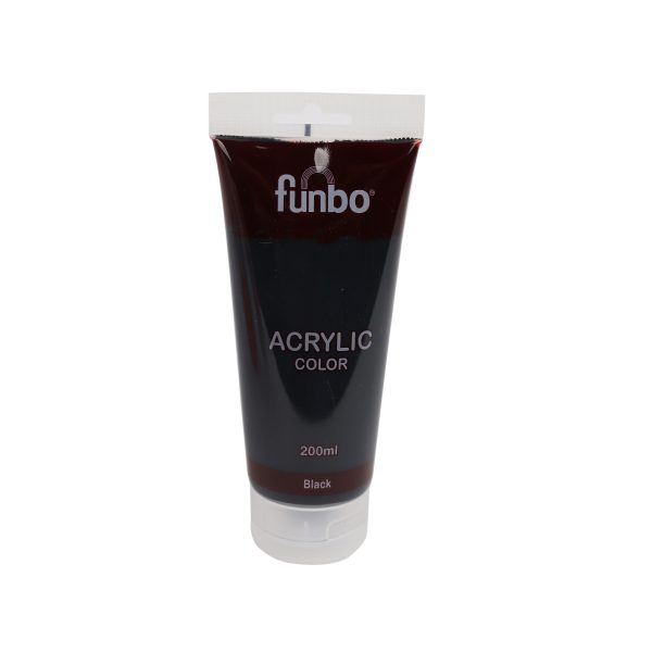Funbo Acrylic Color 200ML - Black