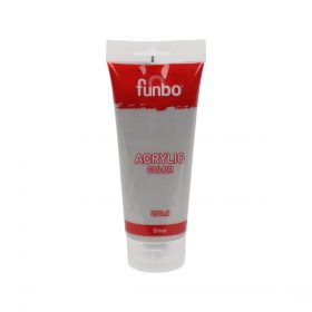 Funbo Acrylic Color 200ML - Silver