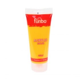 Funbo Acrylic Color 200ML - Flouescent Orange